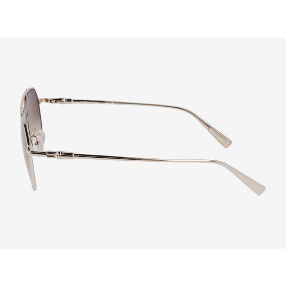 Longchamp™ LO174S 727 57 Aviator Sunglasses - Gold/Gradient Brown*NEW in Case - Picture 4 of 6